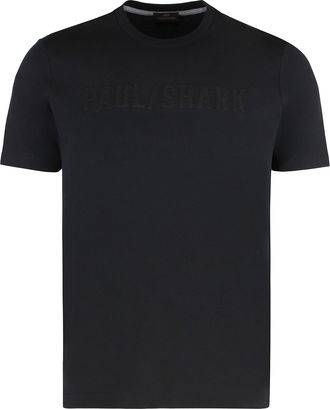 Paul & Shark T-shirt In Cotton Jersey With Logo