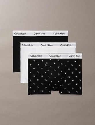 Calvin Klein Pack de 3 b&oacute;xers ajustados holgados con pinza - Icon Cotton Stretch