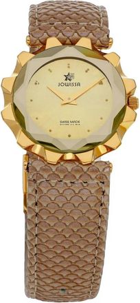 Jowissa I.0133.M Horloge - Dames - Horloges - Geel - ONE Size - Leer - Accessoires