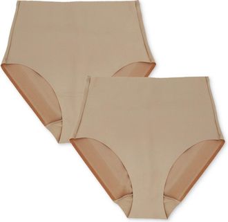 Miraclesuit Light Shaping Waistline Briefs Women Warm Beige 2-Pack BUU801