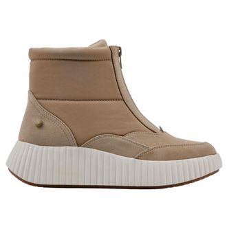 White Mountain Womens White Mountain Downtown Platform Booties Sand Multi Smooth W36157