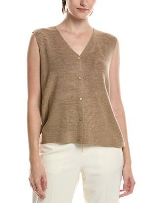 Eileen Fisher Eileen Fisher Wool V-Neck Vest