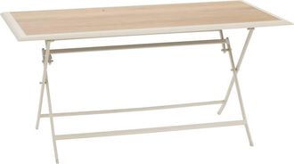 Hesperide Mesa De Jard&iacute;n Plegable Azua 6 Plazas Beige 150x80cm - Hesp&eacute;ride