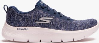 Skechers Womens 124959 GO WALK FLEX - DAZZLING SMILE Ladies Trainers Navy - Blue - Size UK 4.5