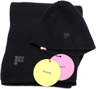 PANGAIA Recycled Cashmere Rib-Knit Beanie & Scarf SetBeanie + Scarf Size S