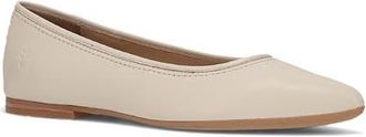 Frye Heather Pointed Toe Ballet Flat in Ecru at Nordstrom, Size 9.5