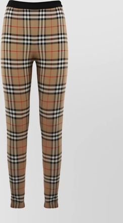 Burberry vintage check printed leggings