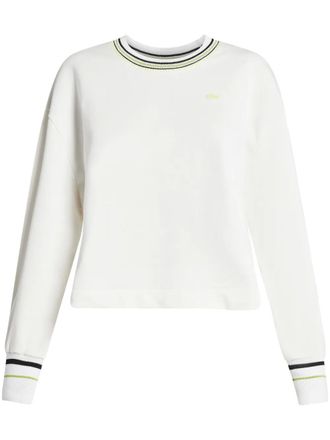 Lacoste organic cotton sweatshirt - White