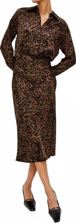 Rails Jazlyn Midi Dress In Ginger Spotted