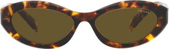 Prada Sunglasses Pr26 Zs 14 L09 Z Tortoise/Dark Brown Unisex