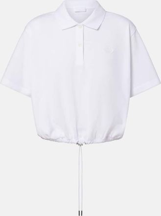 Moncler Cotton piqu&eacute; polo shirt