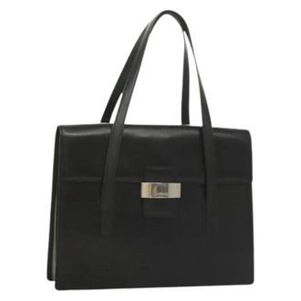 Burberry Pre-owned Handtas - Dames - Vintage Handtas - Zwart - ONE Size - Leer - Vintage