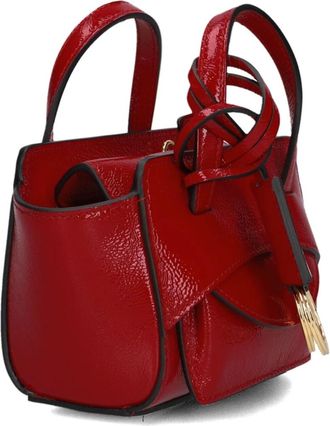 Hidesins Flap S.1 - Dames - Handtassen - Rood - ONE Size - Leer - Tassen