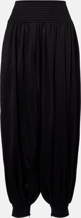 Alaia Ala&iuml;a Wool-blend balloon pants