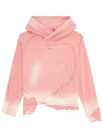 Diesel Hoodie met print - Roze