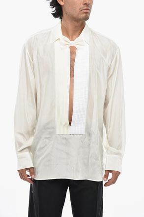 Dsquared2 MAGLIANO Camicia in Seta con Profondo Scollo a V Dsquared2