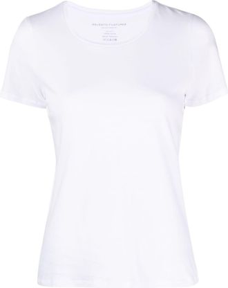 Majestic Filatures short-sleeve cotton T-shirt - women - Cotton - 2 - White