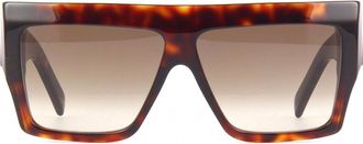 Celine CL40092I52F Square Full Rim Sunglasses - Brown