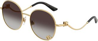 Dolce & Gabbana DG2324 02/8G Womens Sunglasses Gold Size 56