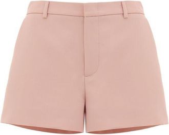 Gucci Womens Highwaisted Shorts - Coral Wool - Size EU 40 (Womens)