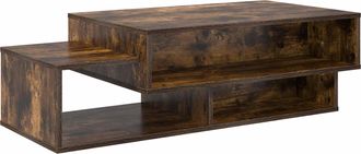 vidaXL Mesa De Caf&eacute; Roble Ahumado 105 X 50 X 32,5 Cm Vidaxl