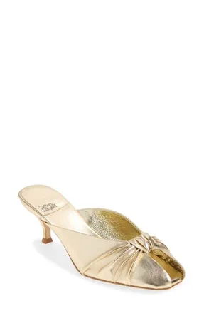 Jeffrey Campbell Twista Kitten Heel Sandal in Platino at Nordstrom, Size 9.5