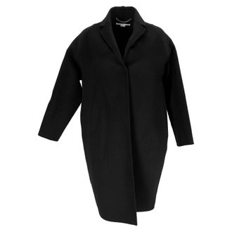 Stella McCartney Stella McCartney jas met verborgen knopen in zwarte wol