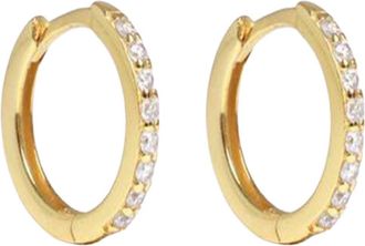 Generic Non Pierced Earrings For Women Earrings For Women 2025 Trendy Colorful Sparkling Jewelry Valentines Day Her Small Stud (Yellow, 10mm)