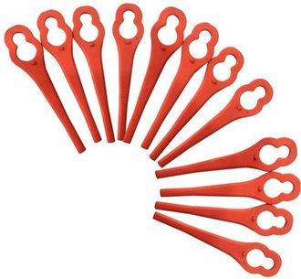 OEM Paquete De 50 Cuchillas De Repuesto, Aptas Para Cortac&eacute;spedes Y Desbrozadoras De Einhell, Ge, Gc, Bg, Rg Y Otras Marcas. (105 Mm)