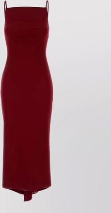 Givenchy draped-back midi dress