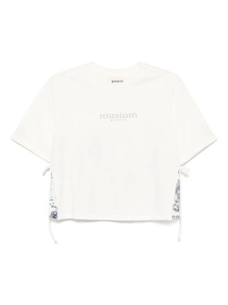 Musium Div. T-shirt con logo - Bianco