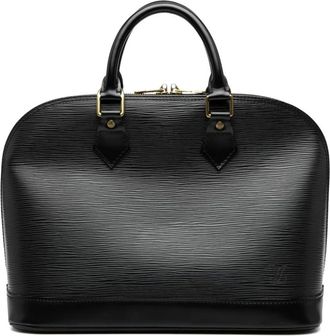 Louis Vuitton Pre-owned Handbags, female, Black, Size: ONE SIZE Pre-owned Top Handle Satchel
