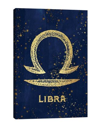 iCanvas Icanvas Libra Zodiac Sign By Nature Magick Wall Art