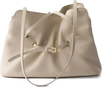Prada Small Dada Leather Tote Bag