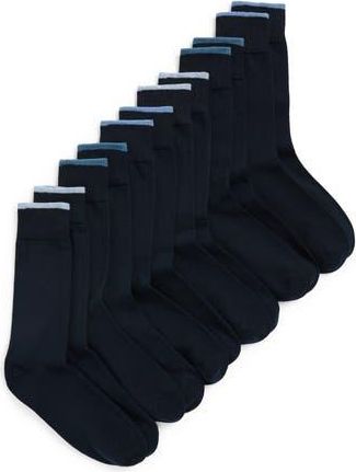 Ted Baker Assorted 6-Pack Crew Socks in Blue at Nordstrom Rack