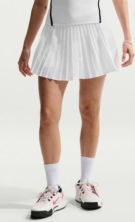 Nike Victory Tennis Skort in White/Black at Nordstrom Rack, Size X-Small