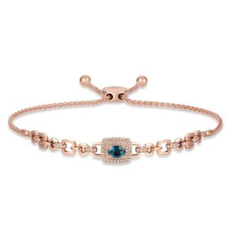 Le Vian Ladies Semi Precious Fashion Bracelet in 14K Strawberry Gold