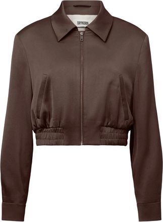 Drykorn Radway Jacket - Dames - Zomerjassen - Bruin - S - Satijn - Jassen