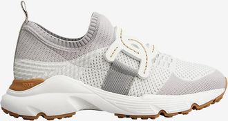 Tod's Slip-On-Strick-Sneakers mit Leder Kate