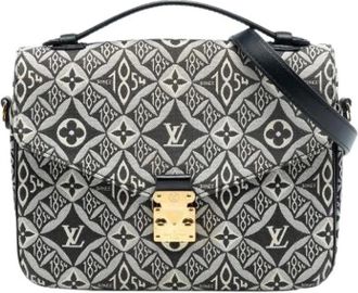Louis Vuitton Pre-owned Cross Body Bags, female, Black, Size: ONE SIZE Pre-owned Vintage Canvas Cross Body Bag