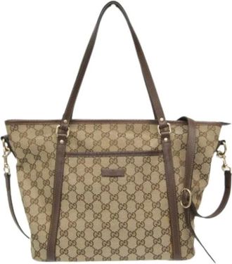 Gucci Pre-owned Tote Bags, female, Brown, Size: ONE SIZE Pre-owned 388929 Tote Bag
