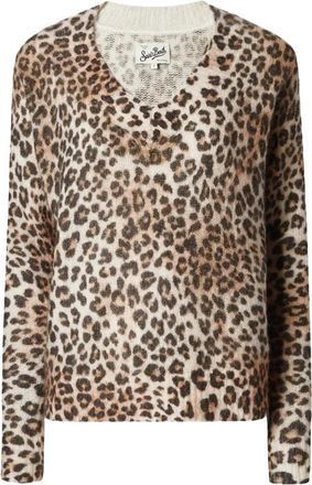 MC2 Saint Barth Maglione con scollo a V - Toni neutri