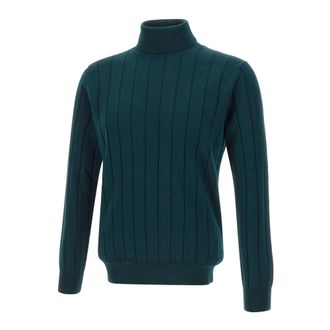 KANGRA Turtlenecks, male, Green, Size: 2XL Kangra Sweaters Green