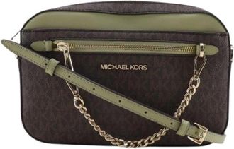 Michael Kors Pre-owned Plastic Schoudertas - Dames - Vintage Schoudertas - Bruin - ONE Size - Vintage
