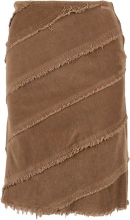 Moschino Moschino jeansrok van corduroy keperstof - jaren 10
