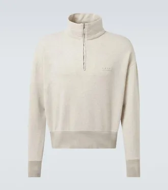 Prada Cotton half-zip sweatshirt