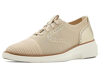 Cole Haan Grand Shadowlite Stitchlite Oxfords Womens Shoes Light Sesame Stitchlite/Soft Gold Leather : 10.5 B - Medium