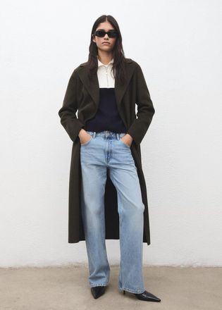 Mango Pullover collo alto bicolore navy - Donna - XXS - MANGO