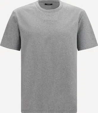 Balmain Embroidered logo T-shirt Male XL