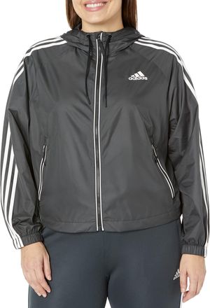 adidas Womens Basic 3-Stripes Wind Jacket